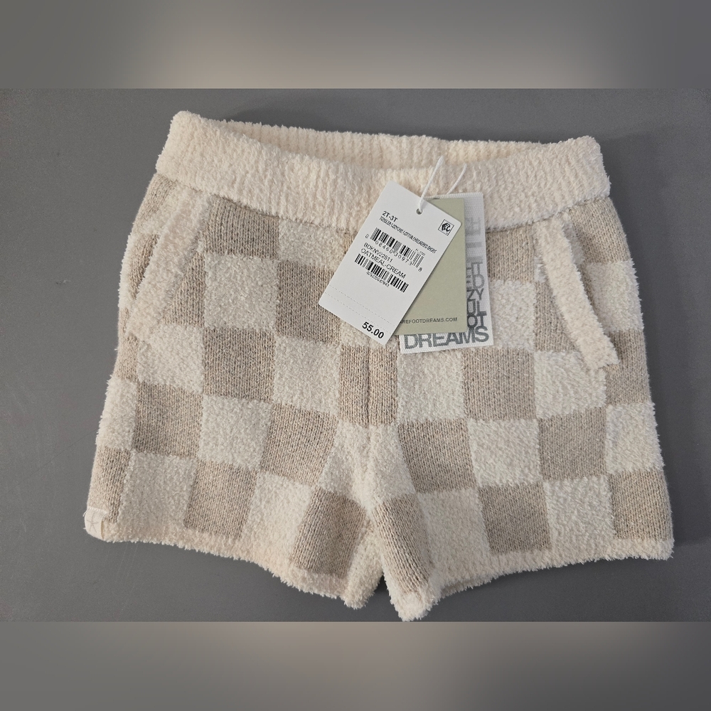 Barefoot Dreams Toddler CozyChic® Cotton Checkered Short